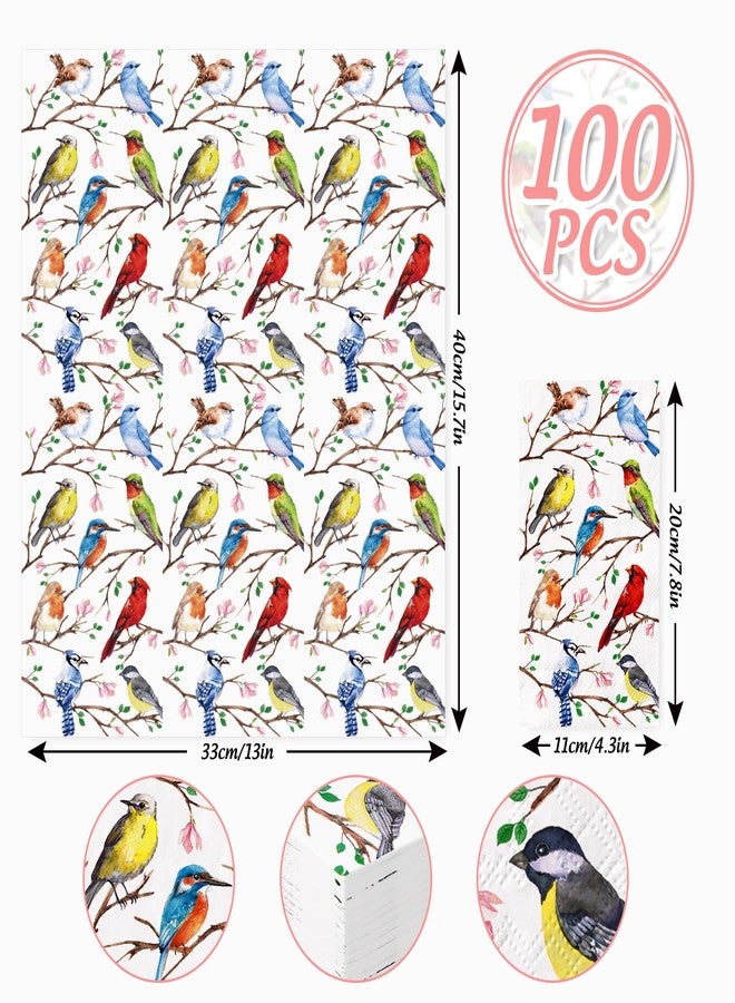 JarThenaAMCS مناديل ضيوف JarThenaAMCS، 100 قطعة، مناديل ورقية ملونة للاستخدام مرة واحدة، بتصميم كلاسيكي، مناسبة لحفلات أعياد الميلاد وحفلات استقبال المولود الجديد، ولوازم المائدة. - Image 2